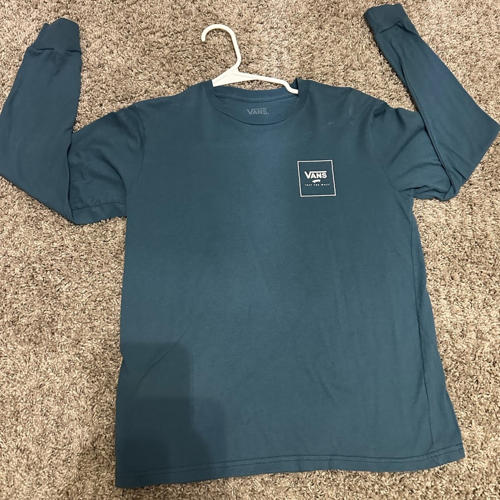 Vans Blue Long Sleeve Tee